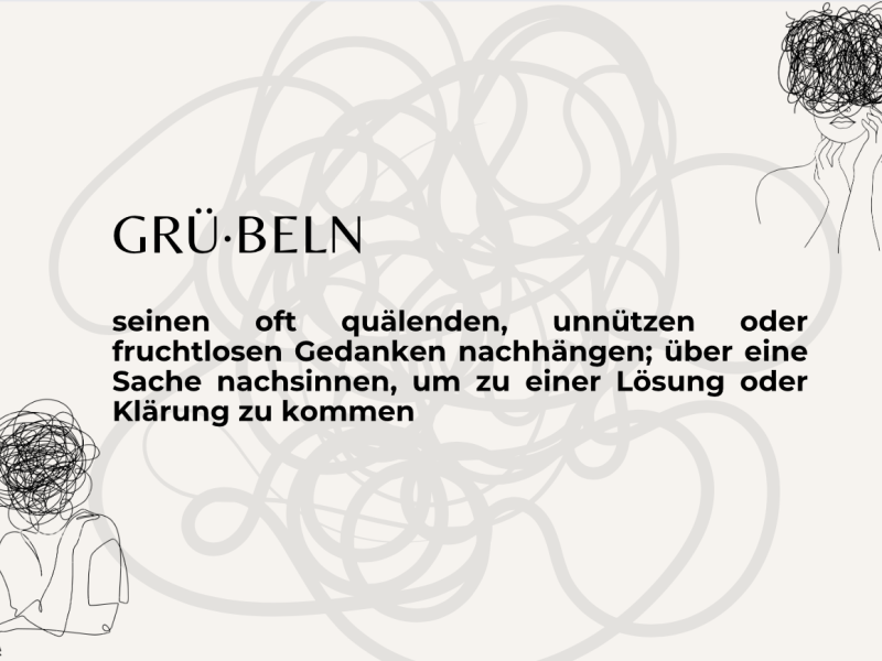 3 Tipps gegen&nbsp;Grübeln